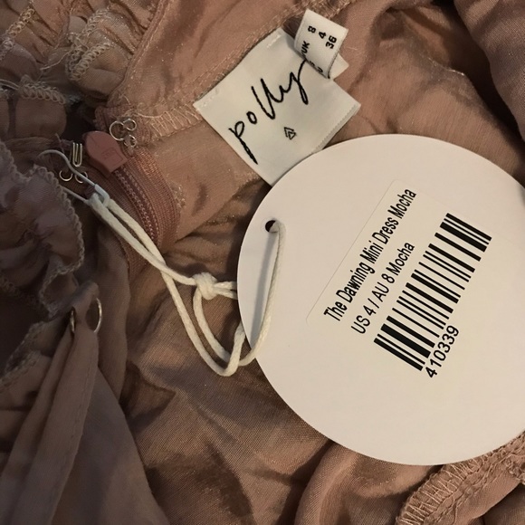 Mocha Mini Dress (S) - Picture 8 of 8
